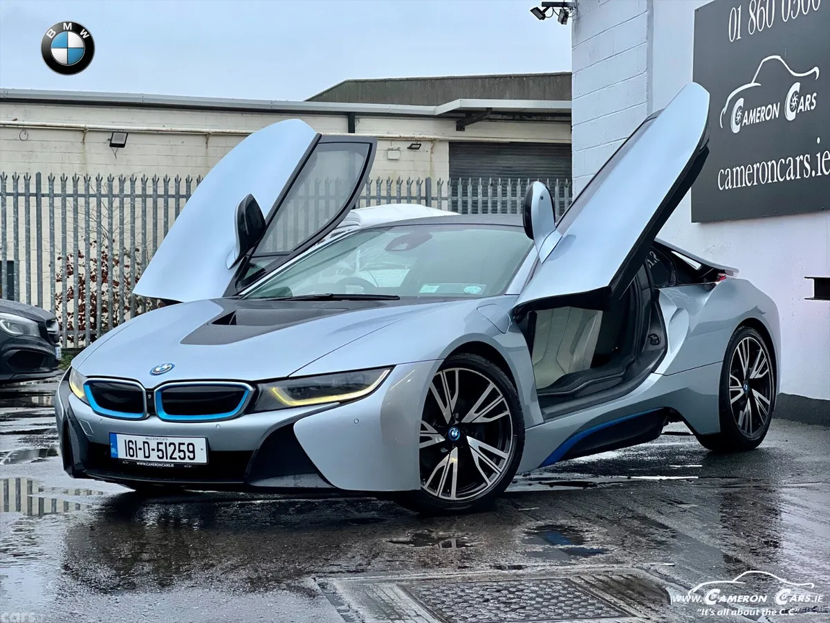 BMW i8 Coupe, Petrol Plug-in Hybrid, 2016, Silver