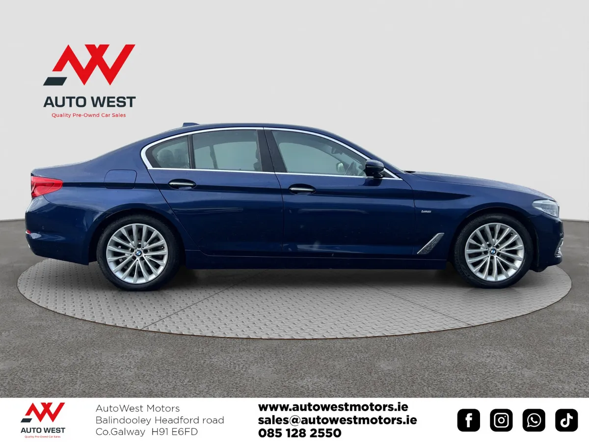BMW 5-Series Saloon, Diesel, 2017, Blue