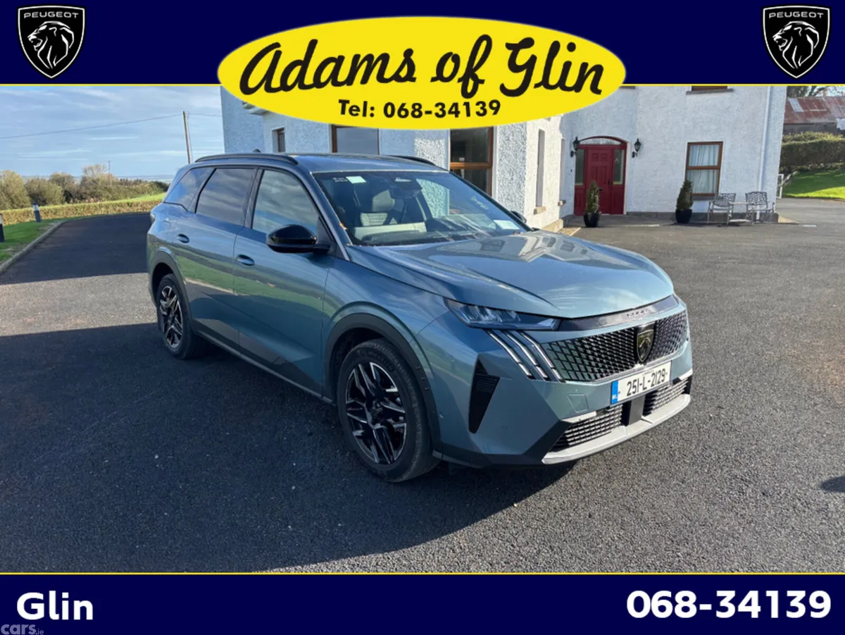Peugeot 5008 MPV, Petrol Hybrid, 2025, Blue