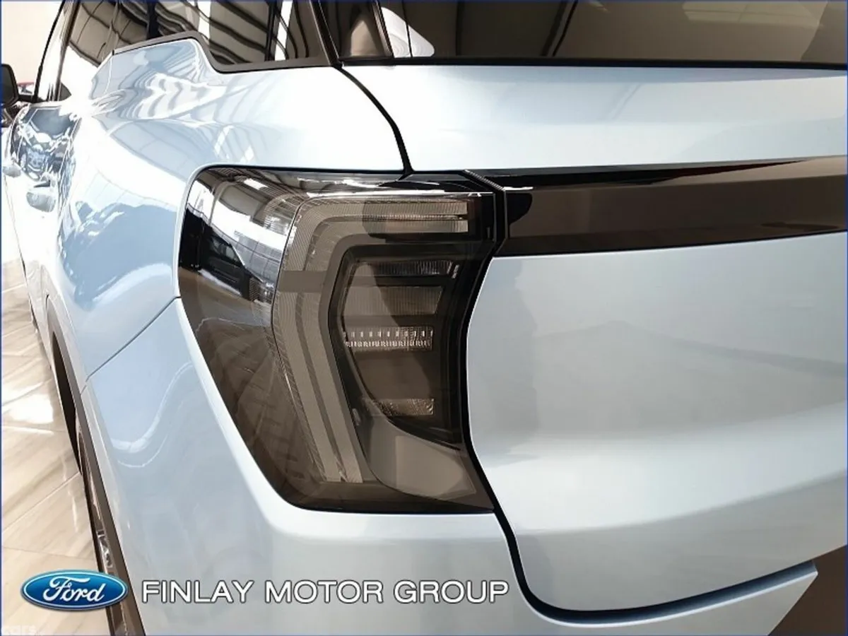Ford Explorer SUV, Electric, 2027, Blue