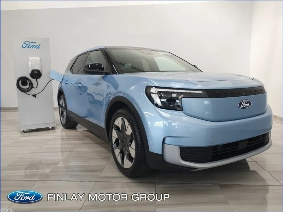Ford Explorer SUV, Electric, 2027, Blue