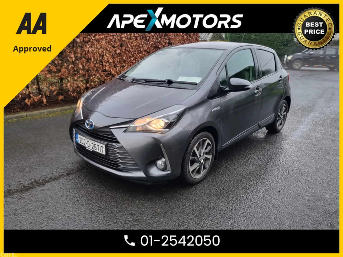 Toyota Yaris Hatchback, Petrol Hybrid, 2020, Grey