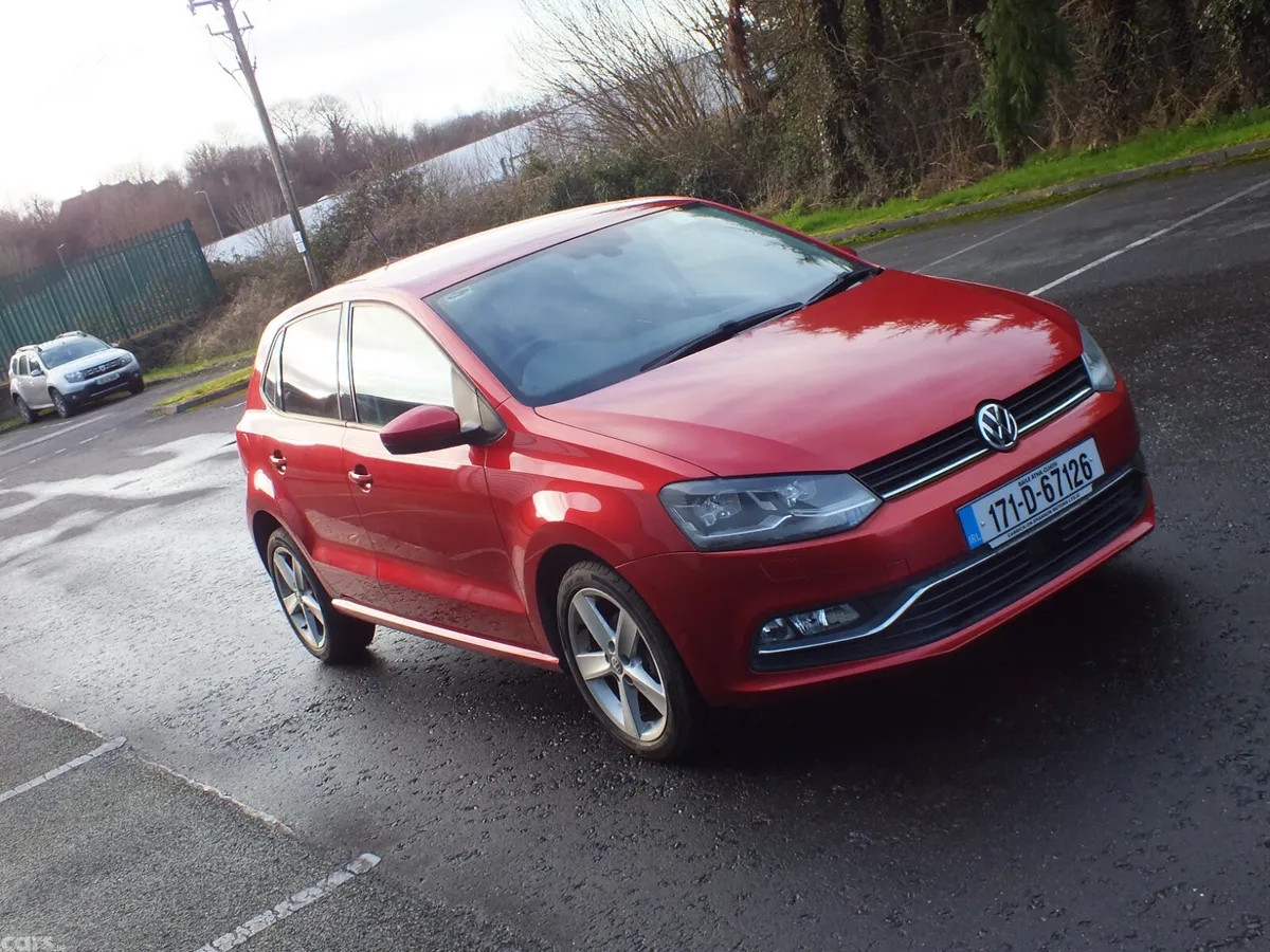 Volkswagen Polo Hatchback, Petrol, 2017, Red