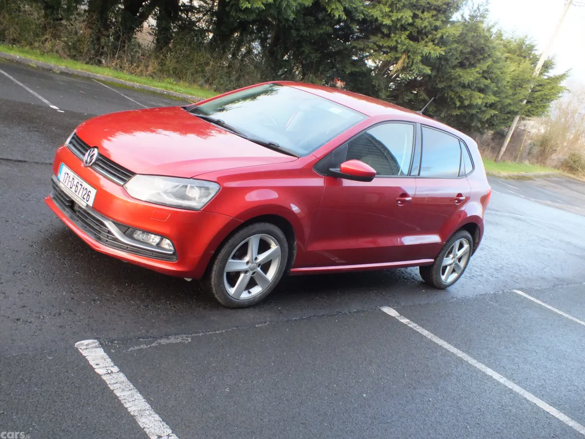 Volkswagen Polo Hatchback, Petrol, 2017, Red
