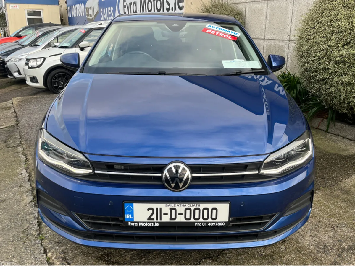 Volkswagen Polo Hatchback, Petrol, 2021, Blue