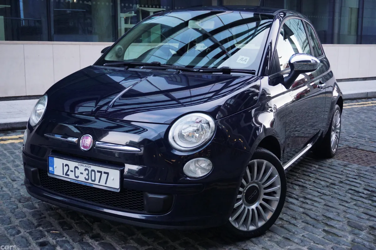 Fiat 500 Hatchback, Petrol, 2012, Blue