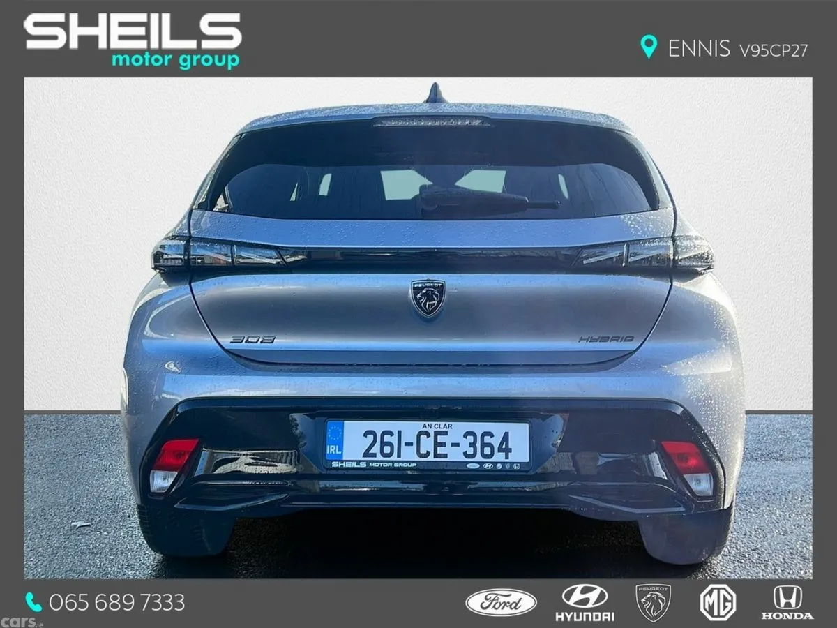 Peugeot 308 Hatchback, Petrol Hybrid, 2026, Grey