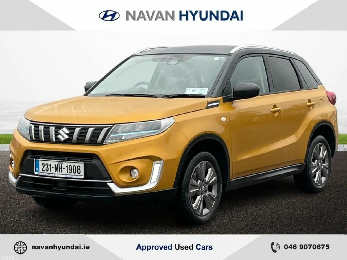 Suzuki Vitara SUV, Petrol Hybrid, 2023, Yellow