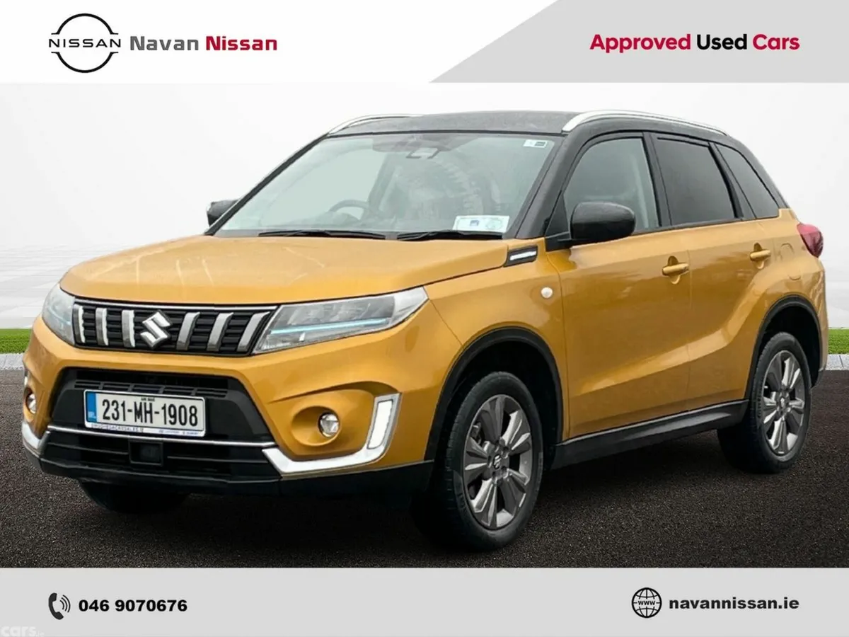 Suzuki Vitara SUV, Petrol Hybrid, 2023, Yellow