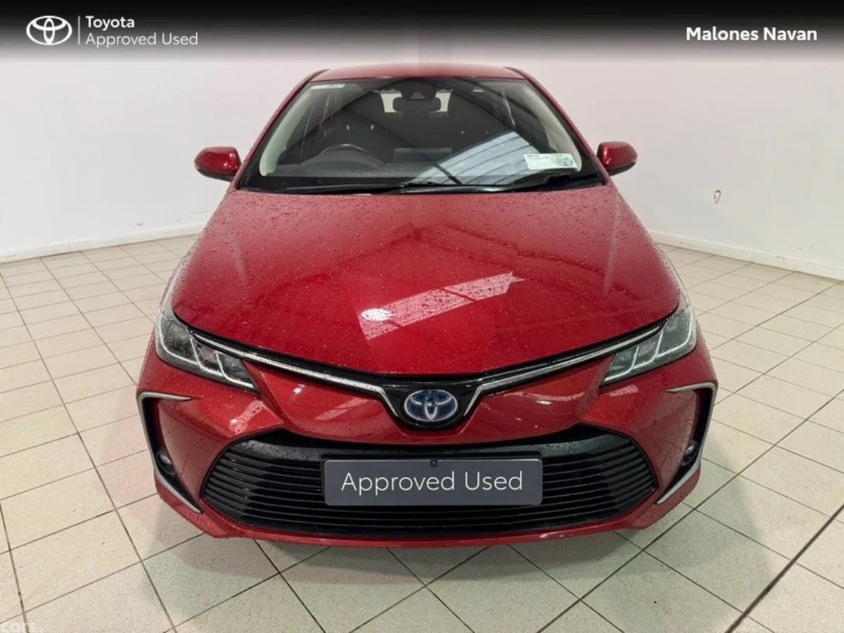 Toyota Corolla Saloon, Petrol Hybrid, 2022, Red