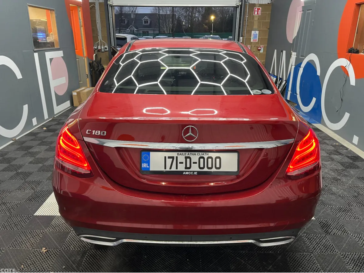 Mercedes-Benz C-Class Saloon, Petrol, 2017, Red