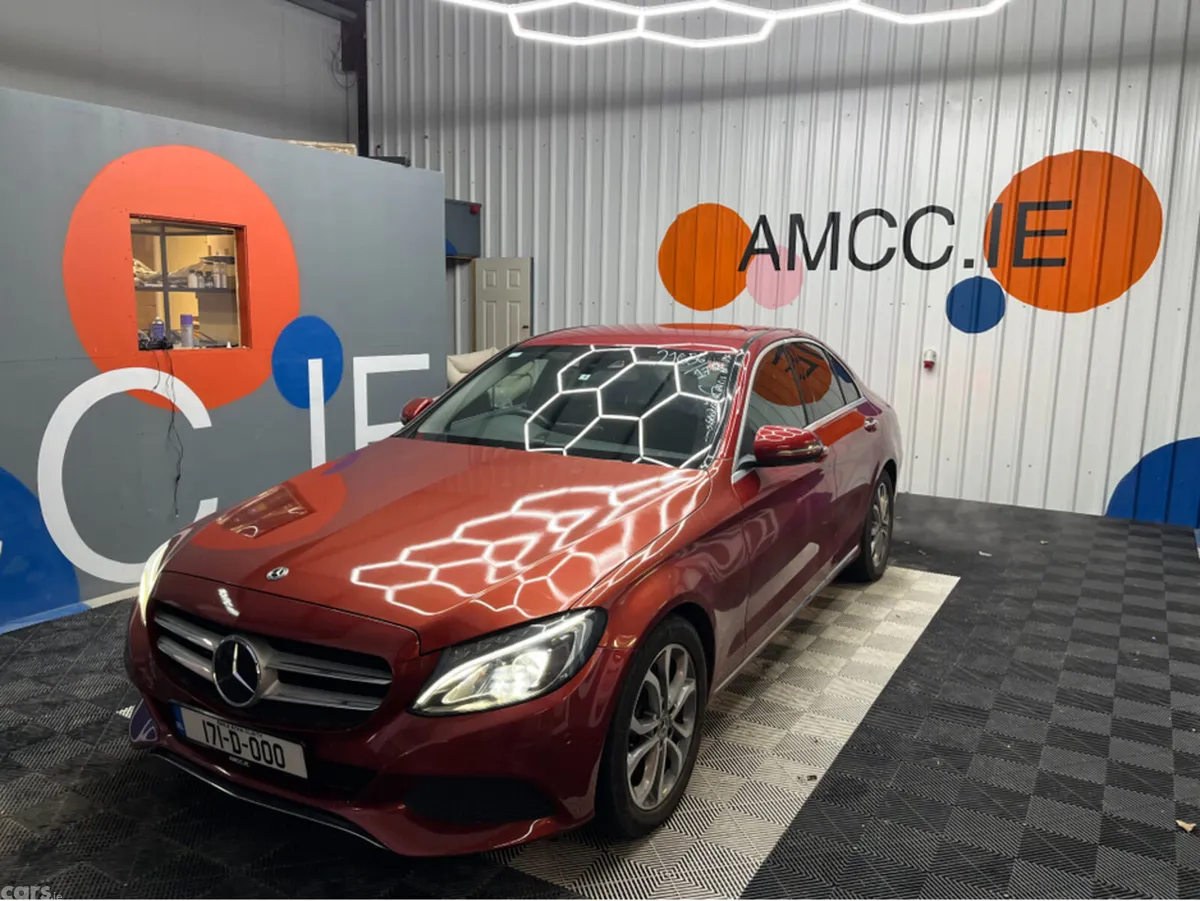 Mercedes-Benz C-Class Saloon, Petrol, 2017, Red