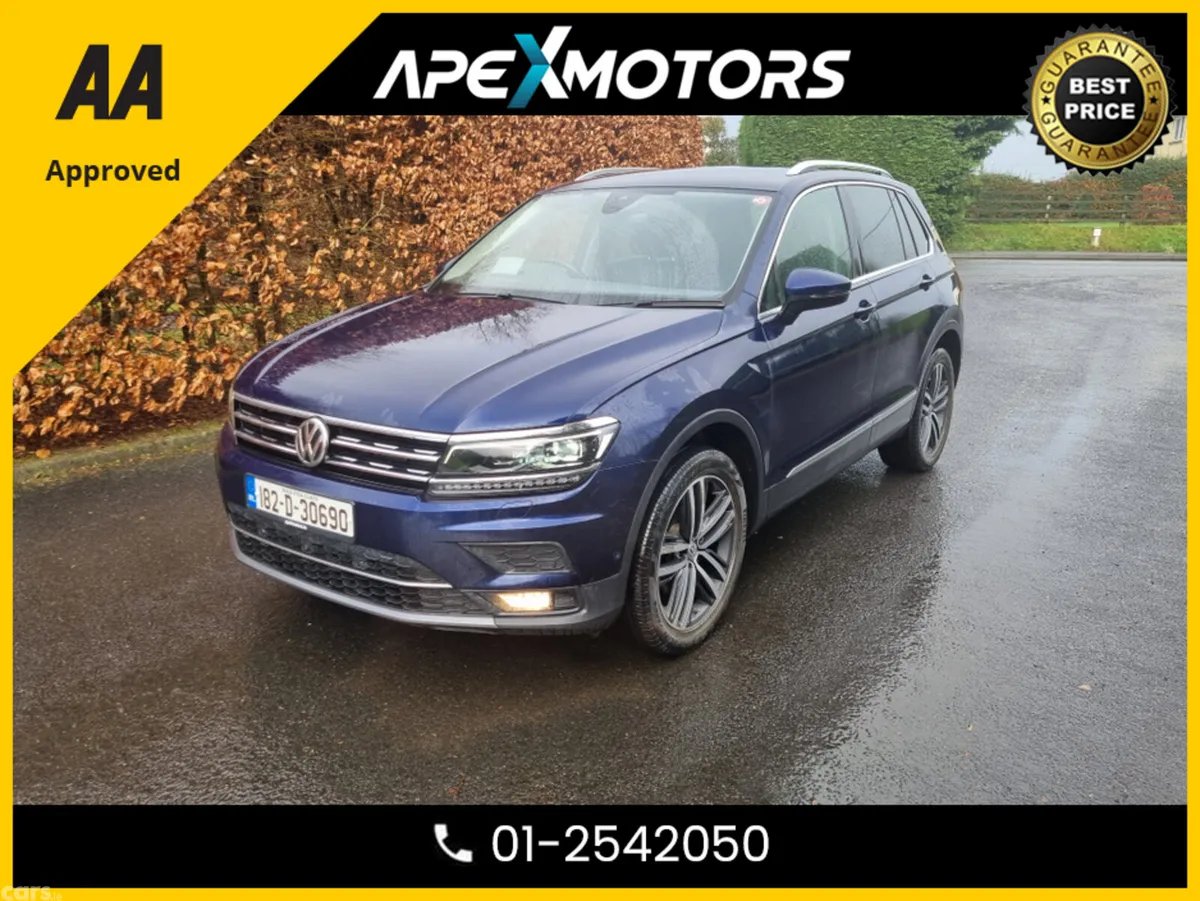 Volkswagen Tiguan SUV, Diesel, 2018, Blue