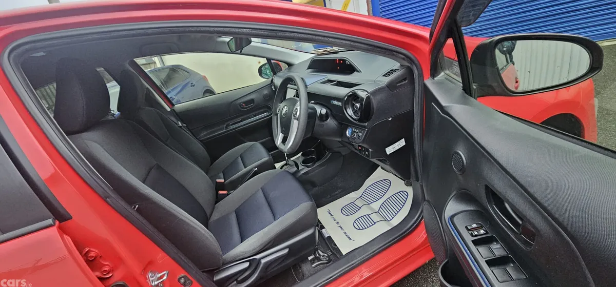 Toyota Aqua Hatchback, Petrol Hybrid, 2016, Red