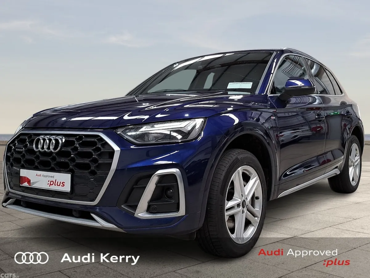 Audi Q5 SUV, Petrol Plug-in Hybrid, 2024, Blue