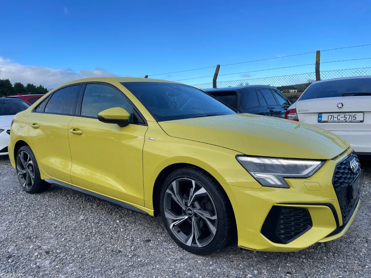 Audi A3 Saloon, Diesel, 2021, Yellow
