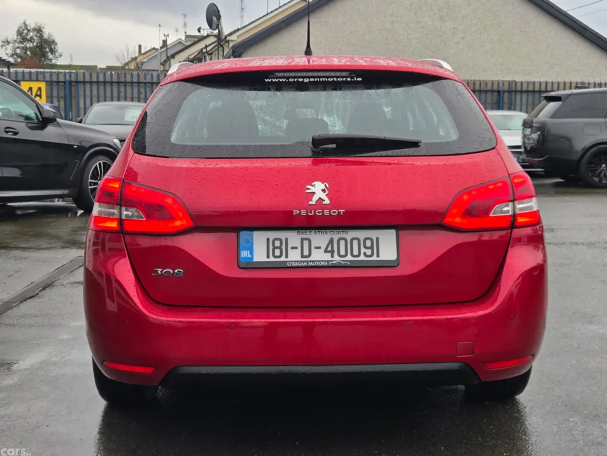 Peugeot 308 Estate, Diesel, 2018, Red
