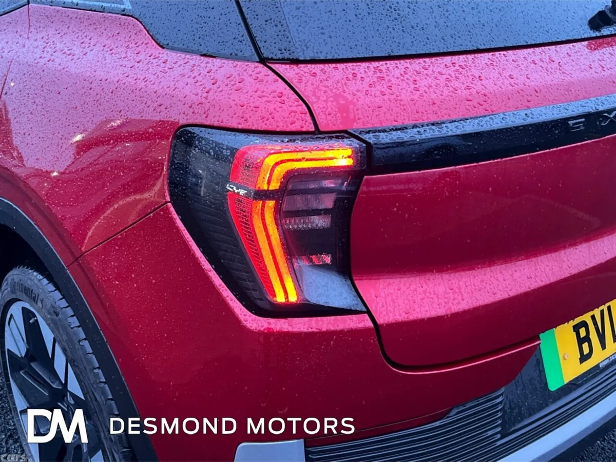 Ford Explorer SUV, Electric, 2025, Red