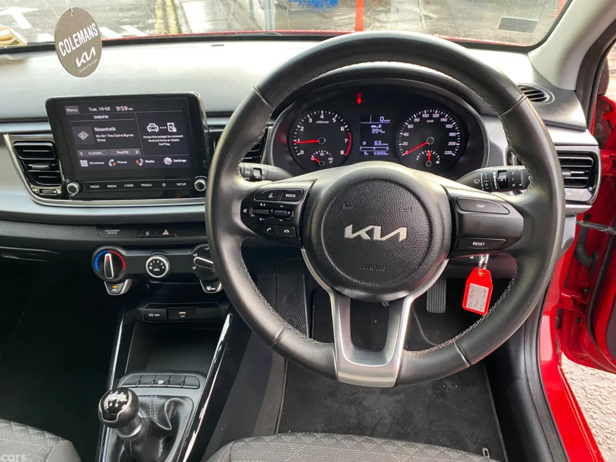Kia Rio Hatchback, Petrol, 2023, Red