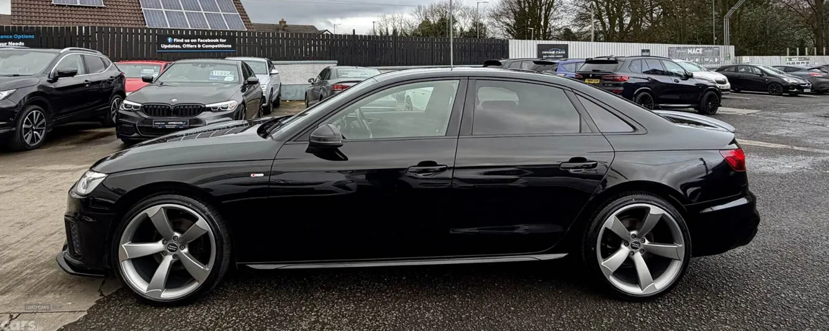 Audi A4 Saloon, Diesel Hybrid, 2021, Black