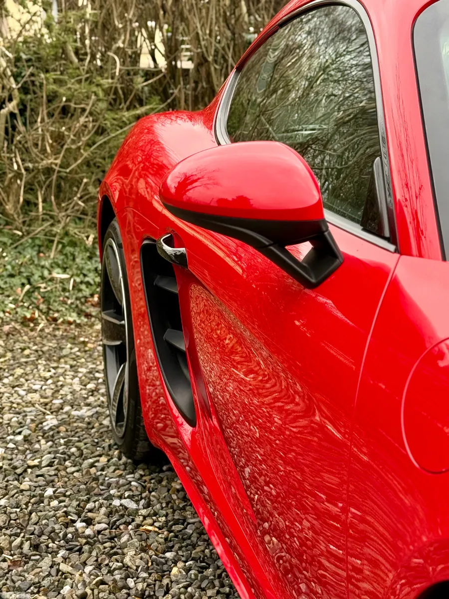 Porsche 718 Coupe, Petrol, 2018, Red