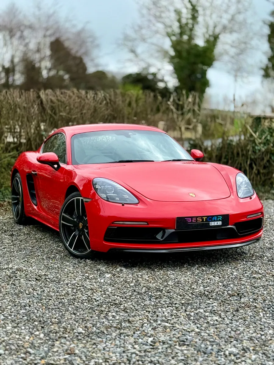 Porsche 718 Coupe, Petrol, 2018, Red