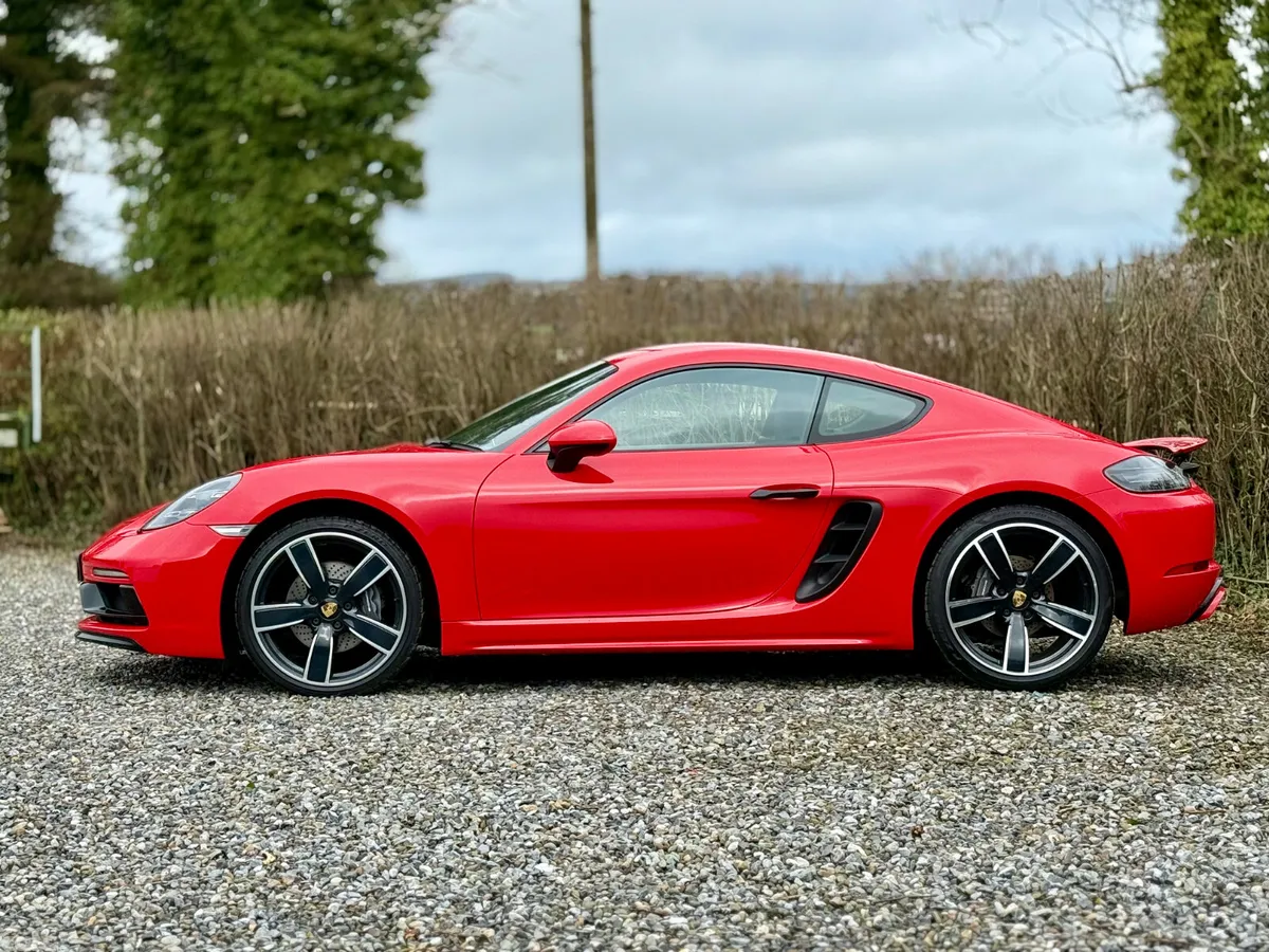 Porsche 718 Coupe, Petrol, 2018, Red