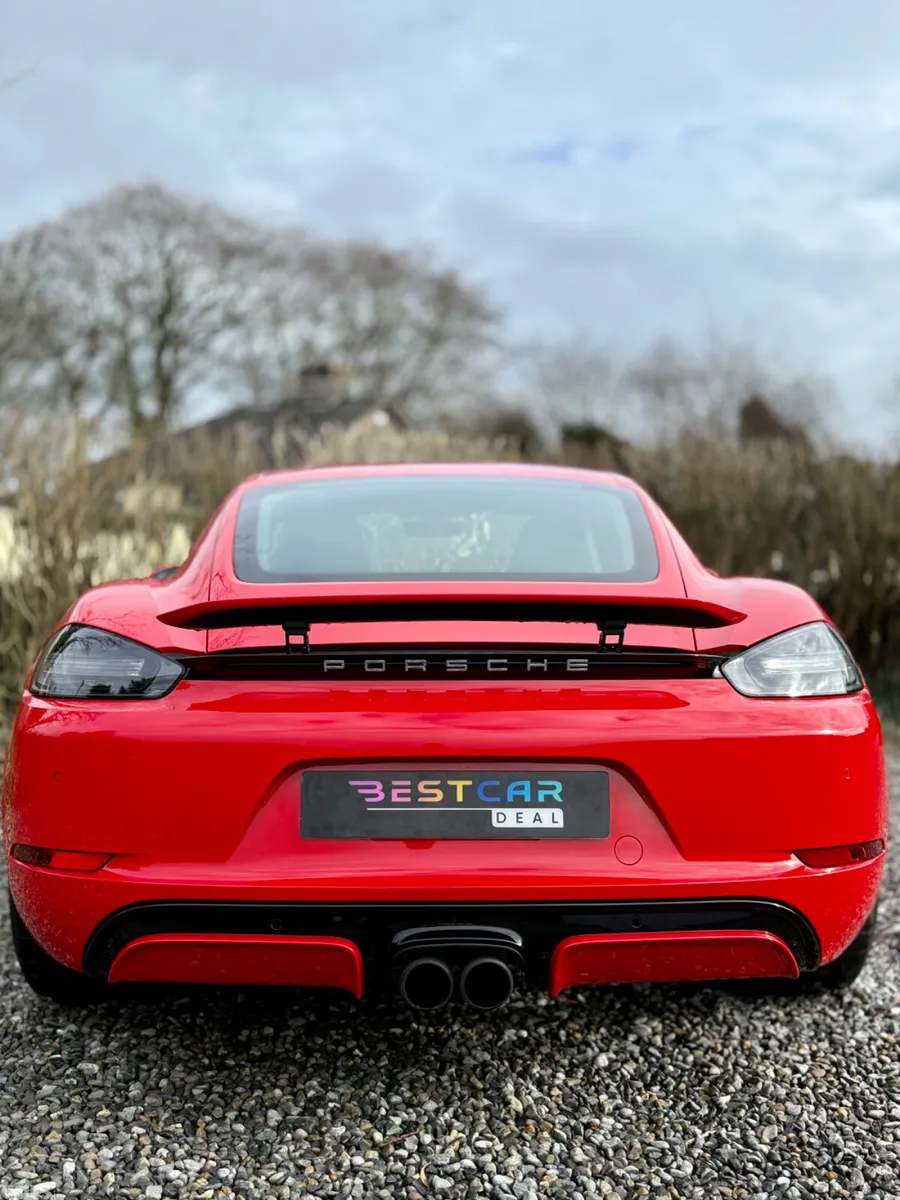 Porsche 718 Coupe, Petrol, 2018, Red