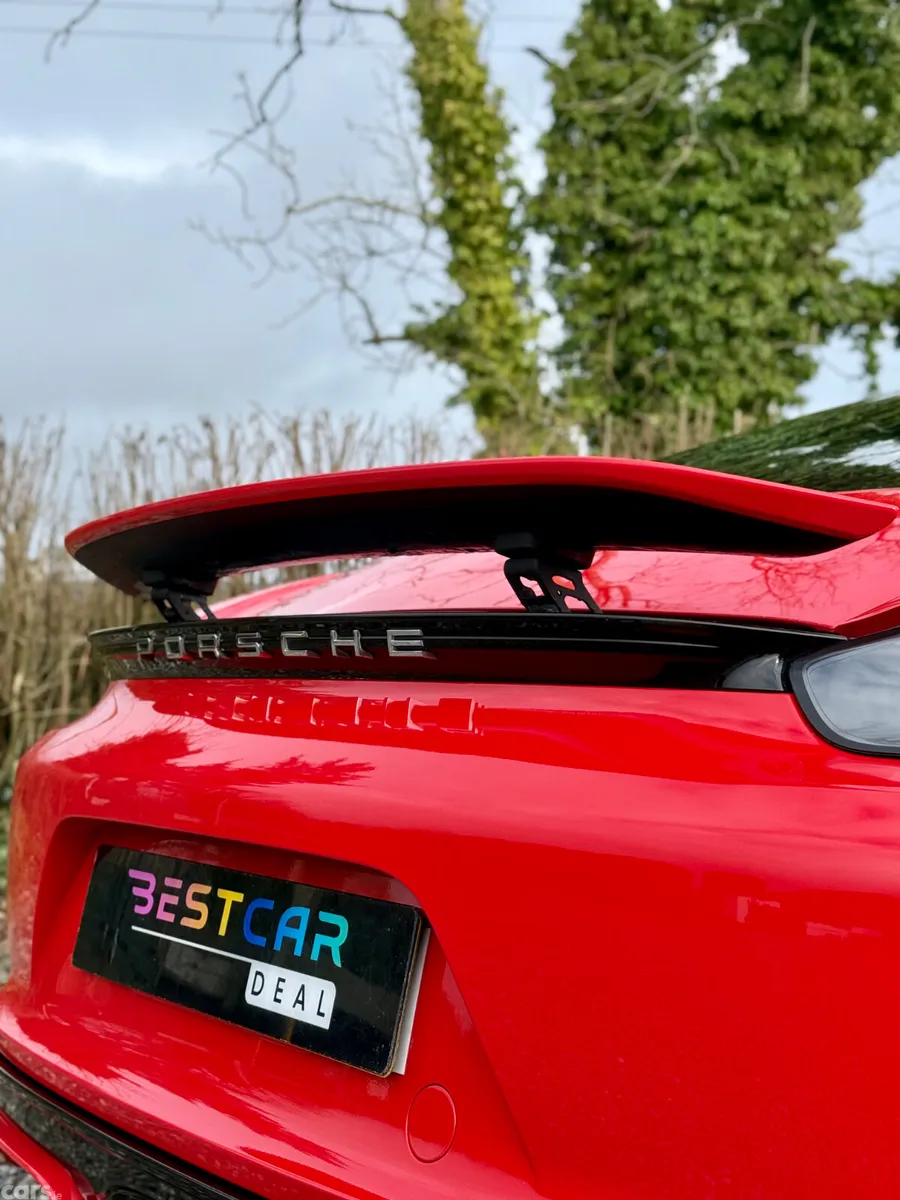 Porsche 718 Coupe, Petrol, 2018, Red