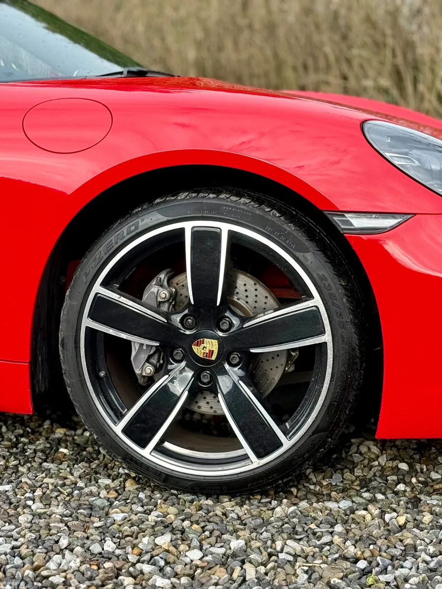 Porsche 718 Coupe, Petrol, 2018, Red