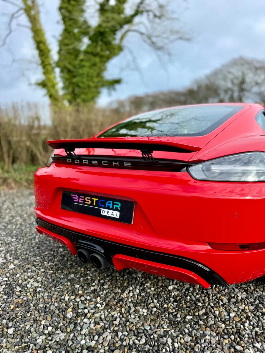 Porsche 718 Coupe, Petrol, 2018, Red