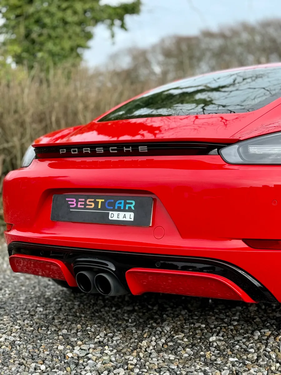 Porsche 718 Coupe, Petrol, 2018, Red
