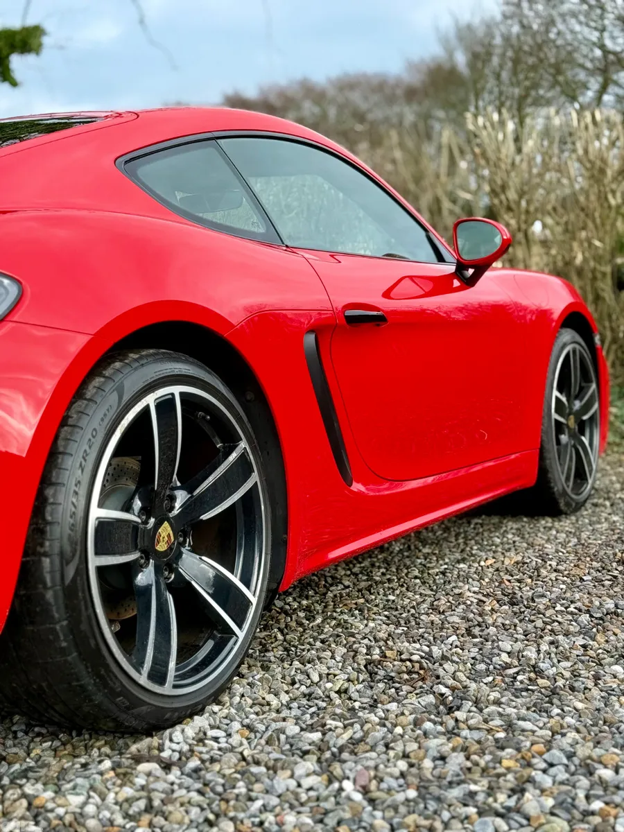 Porsche 718 Coupe, Petrol, 2018, Red