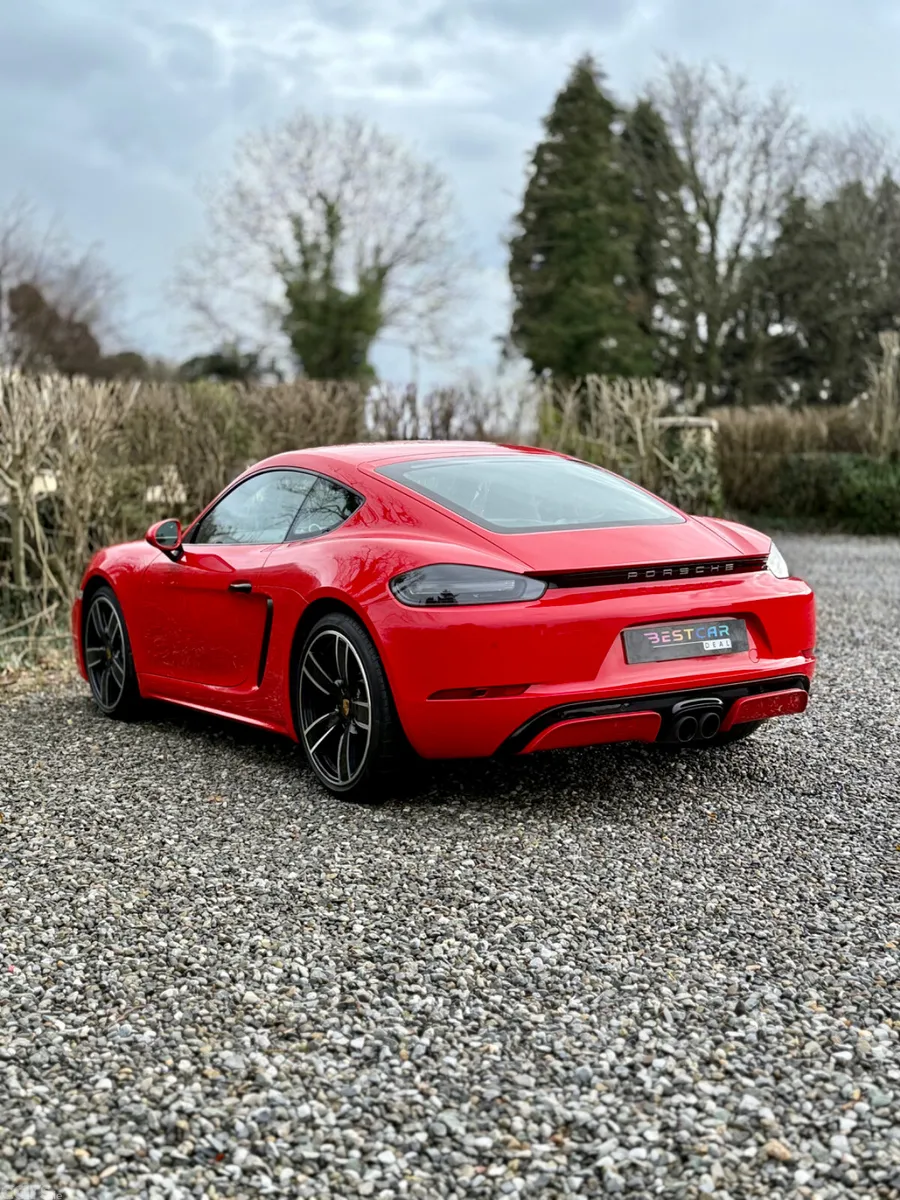 Porsche 718 Coupe, Petrol, 2018, Red