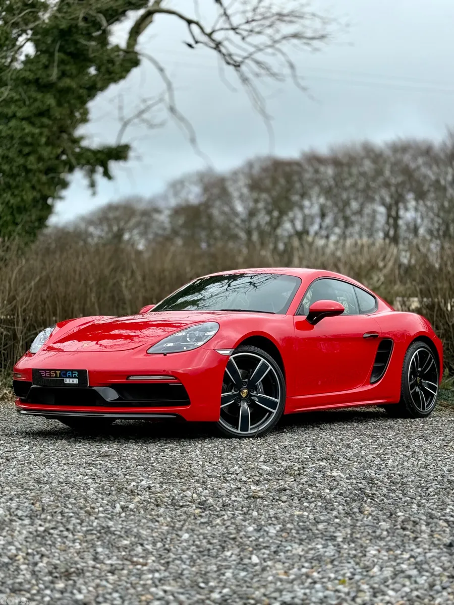 Porsche 718 Coupe, Petrol, 2018, Red