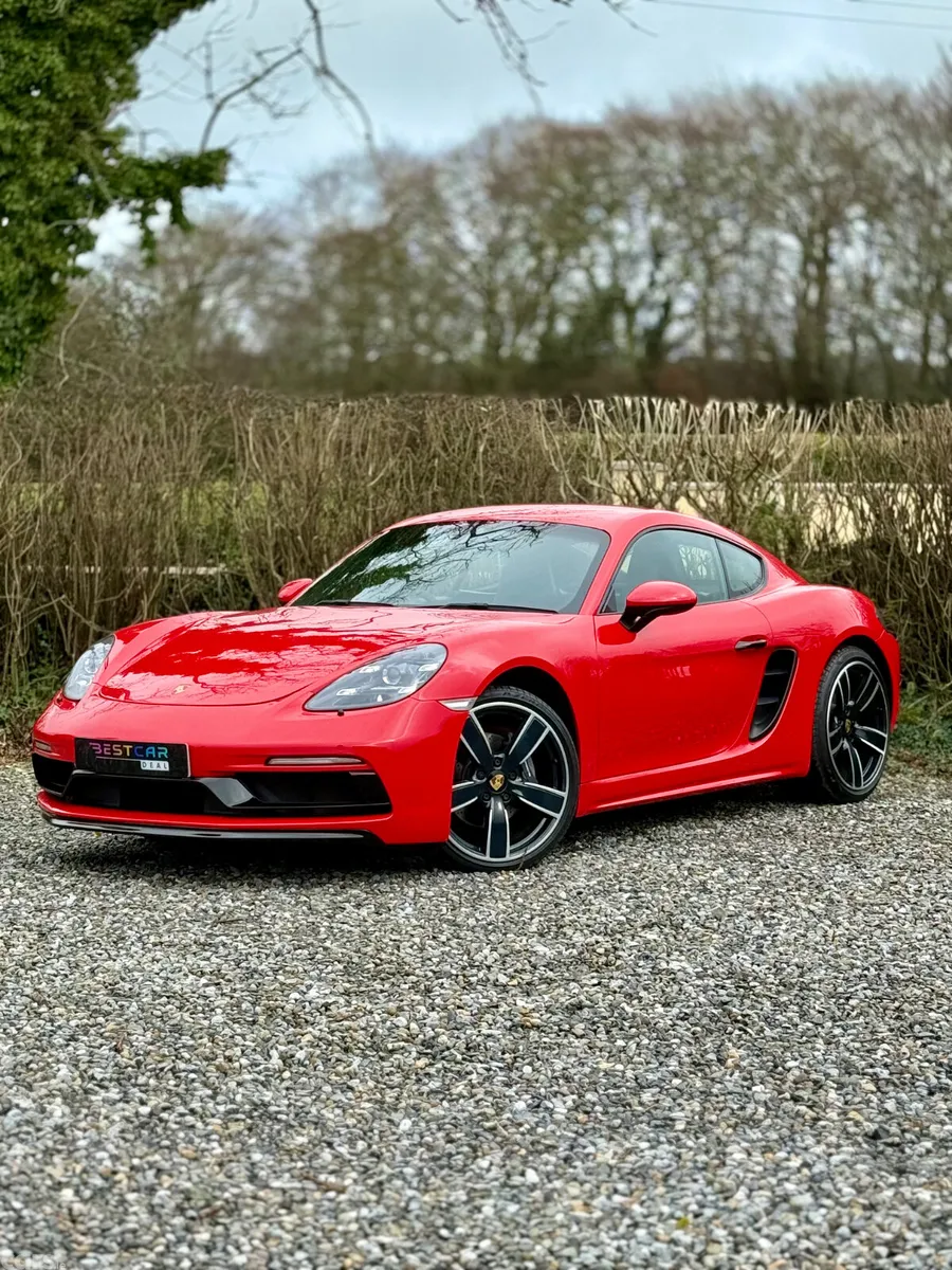 Porsche 718 Coupe, Petrol, 2018, Red
