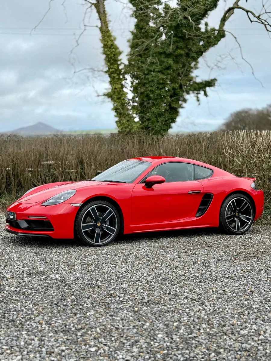 Porsche 718 Coupe, Petrol, 2018, Red