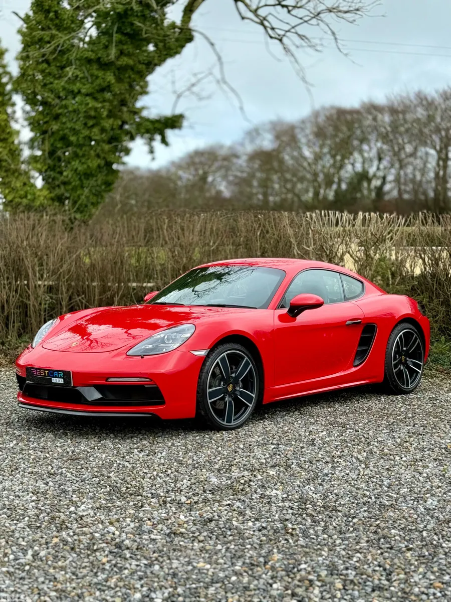 Porsche 718 Coupe, Petrol, 2018, Red