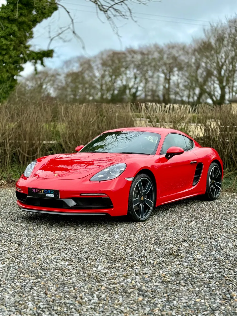 Porsche 718 Coupe, Petrol, 2018, Red