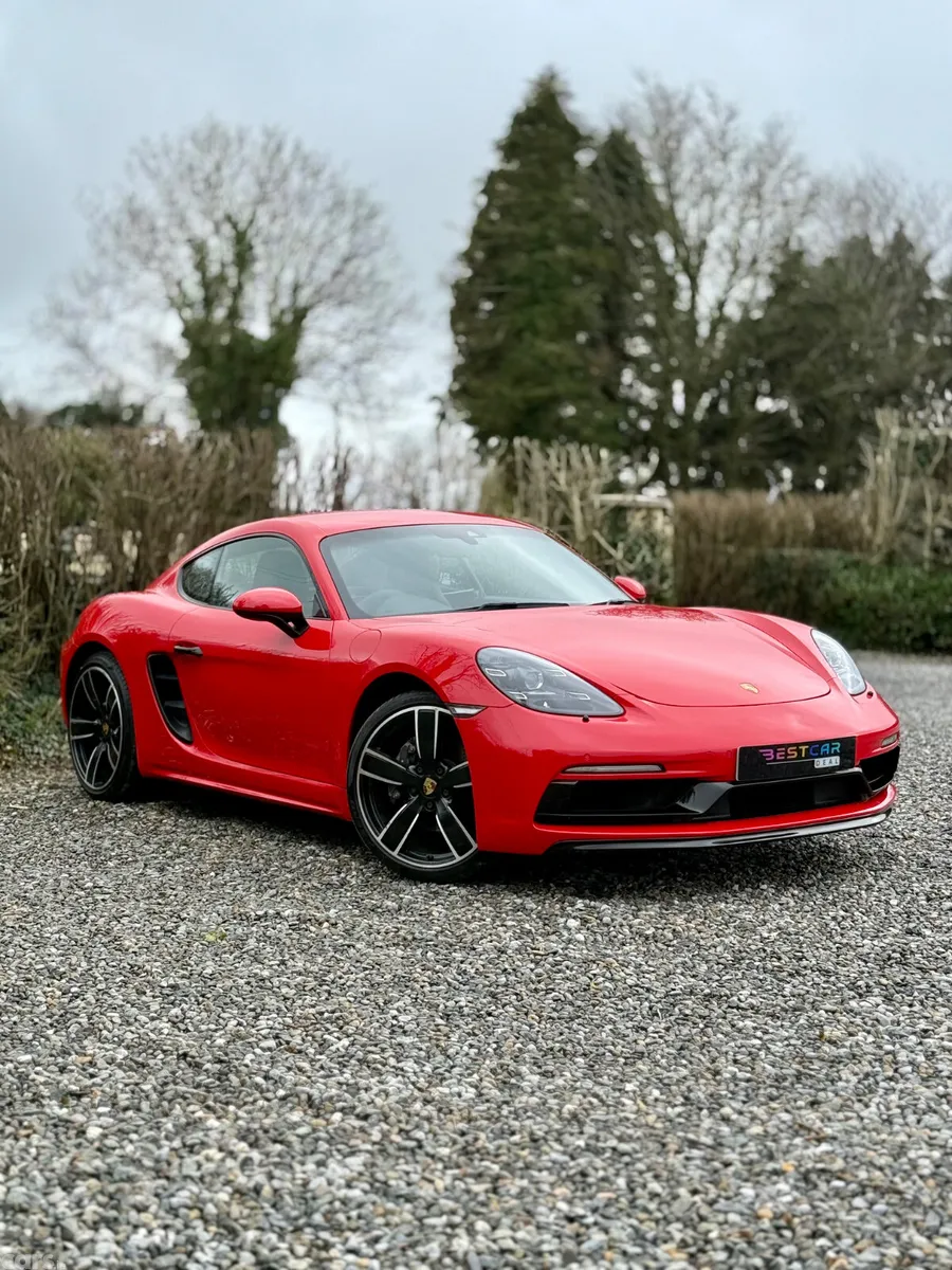 Porsche 718 Coupe, Petrol, 2018, Red