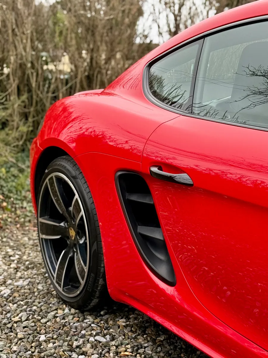 Porsche 718 Coupe, Petrol, 2018, Red