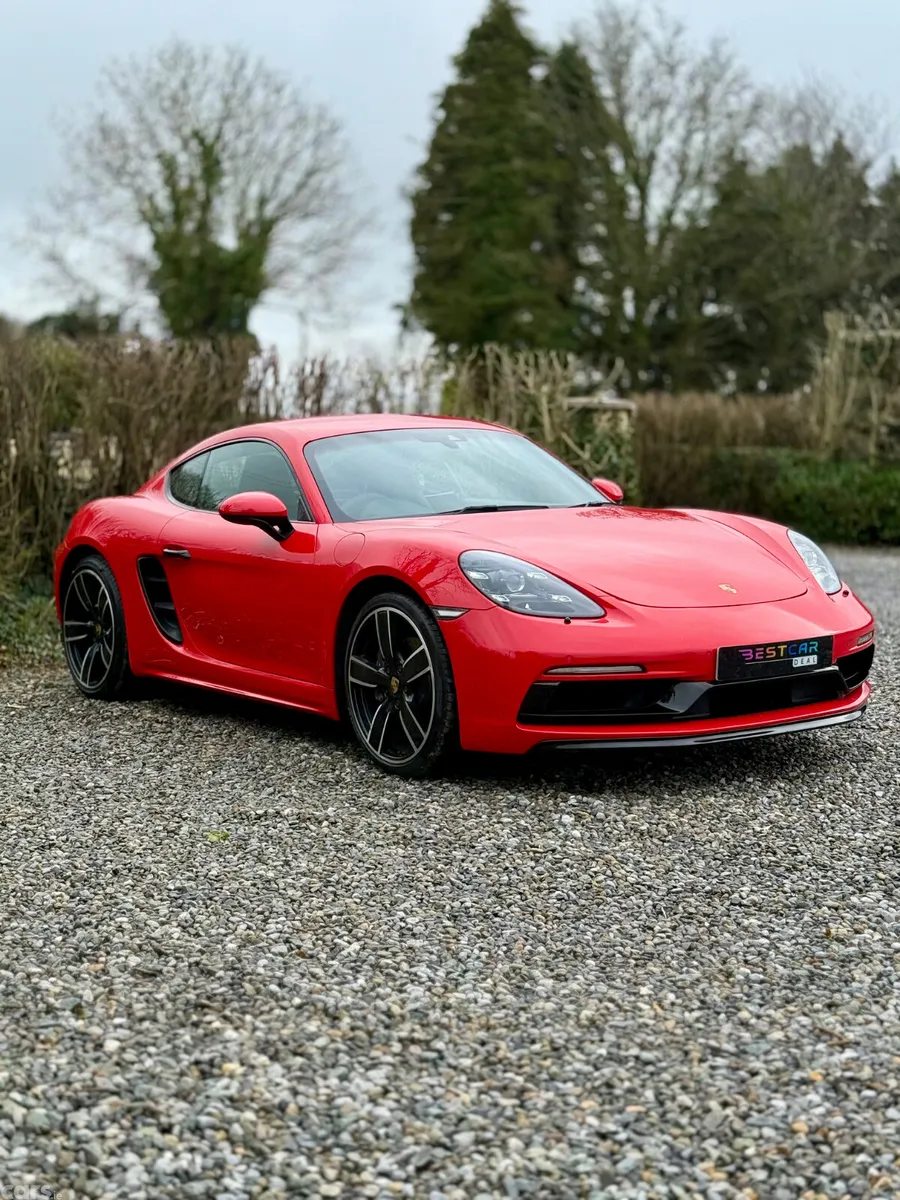 Porsche 718 Coupe, Petrol, 2018, Red