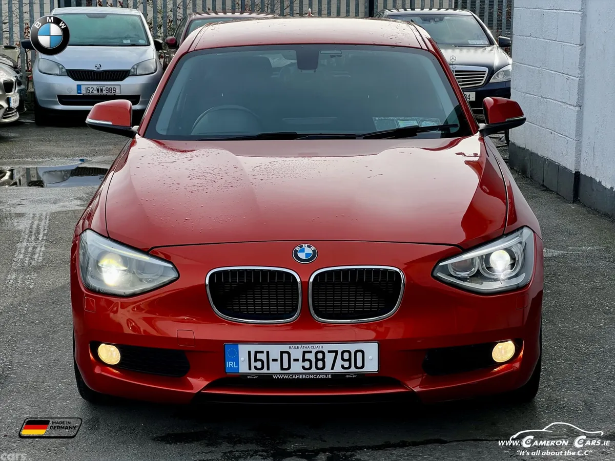BMW 1-Series Hatchback, Petrol, 2015, Orange