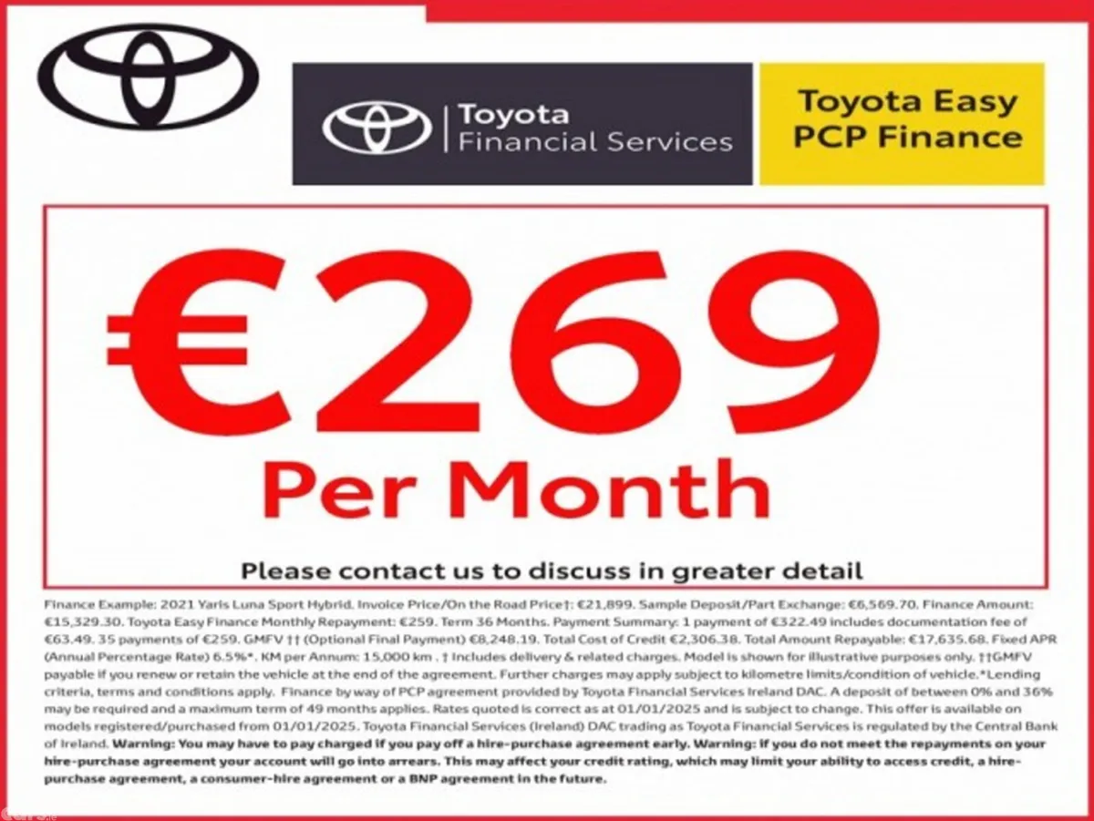 Toyota Yaris Hatchback, Petrol Hybrid, 2023, White