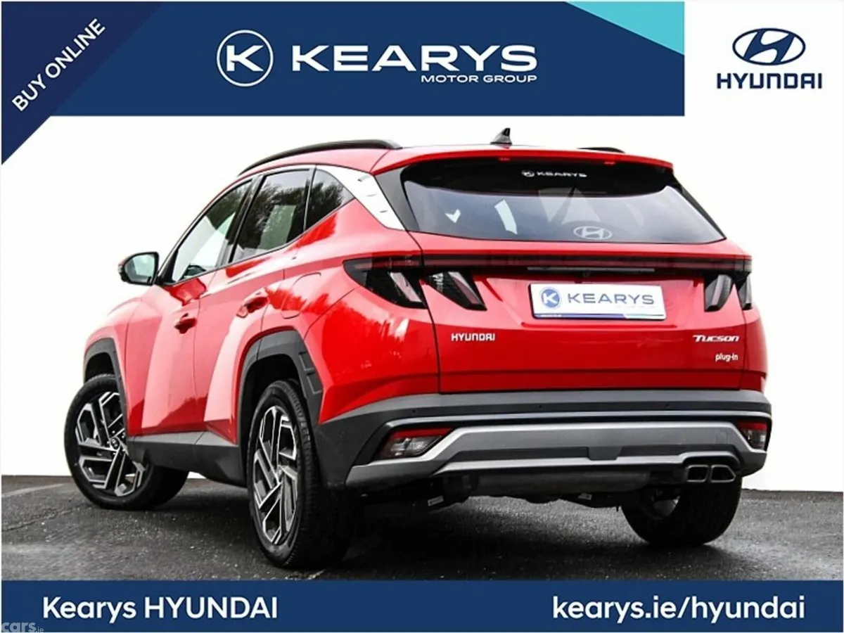 Hyundai Tucson SUV, Petrol Plug-in Hybrid, 2025, Red