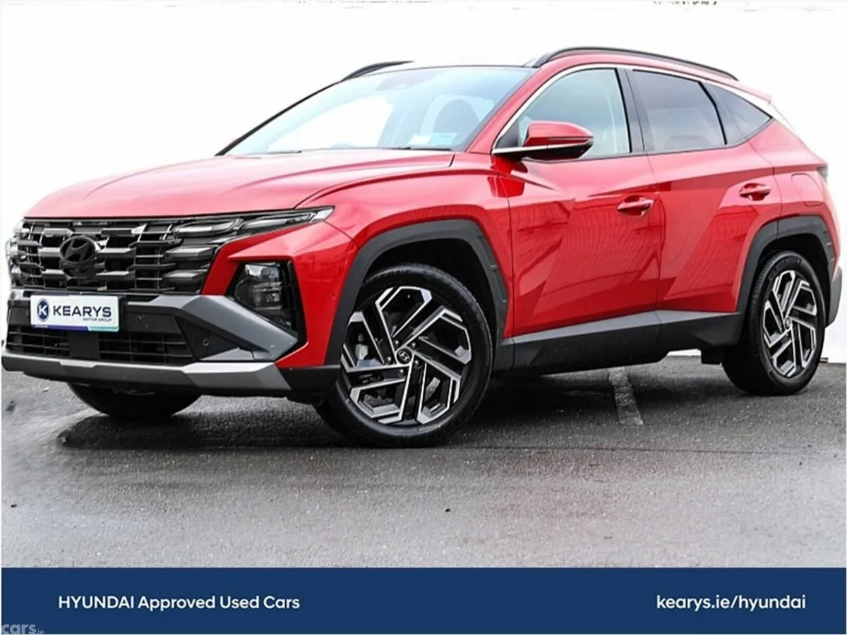 Hyundai Tucson SUV, Petrol Plug-in Hybrid, 2025, Red
