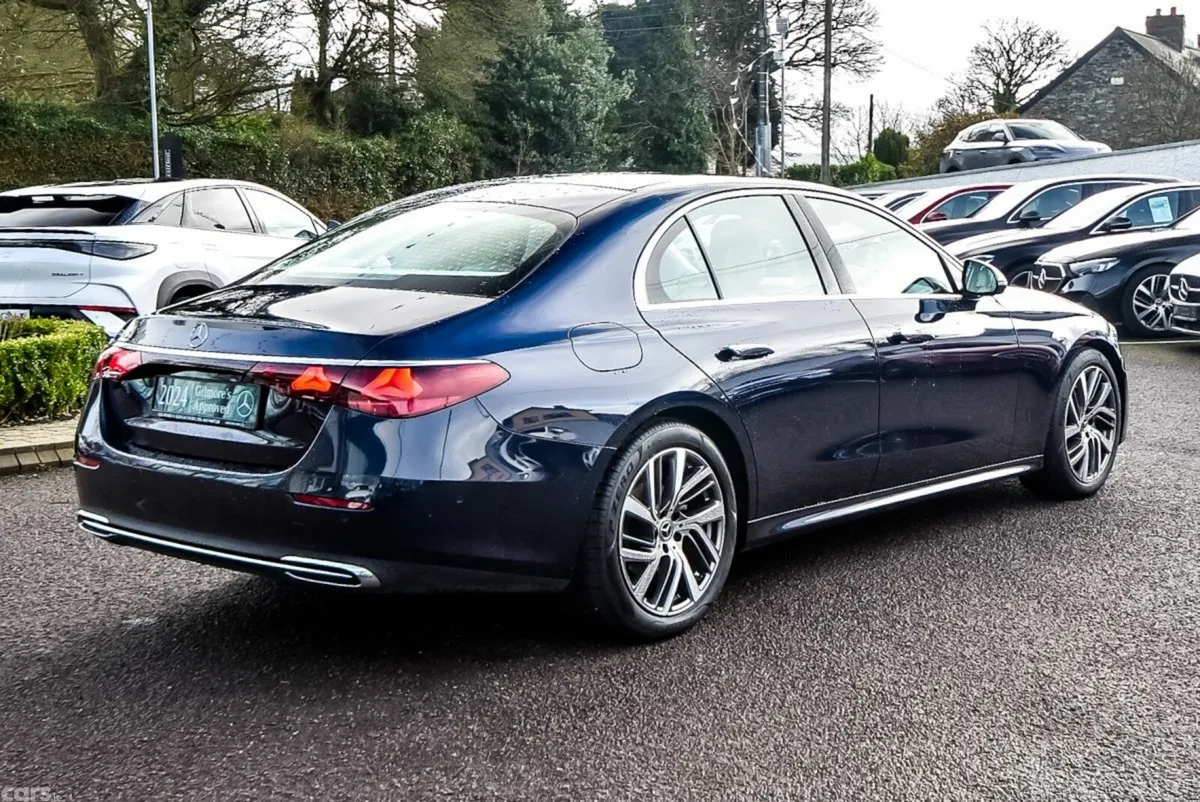 Mercedes-Benz E-Class Saloon, Diesel Hybrid, 2024, Blue