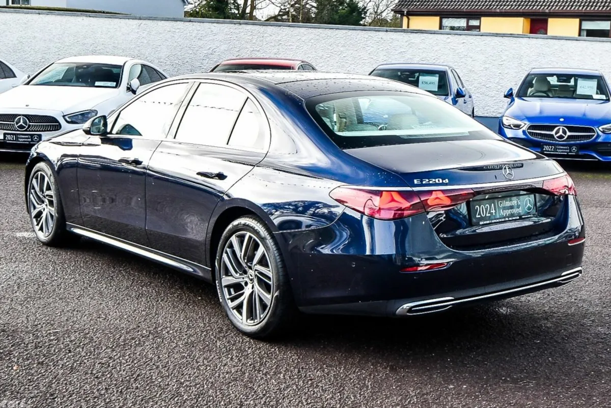 Mercedes-Benz E-Class Saloon, Diesel Hybrid, 2024, Blue