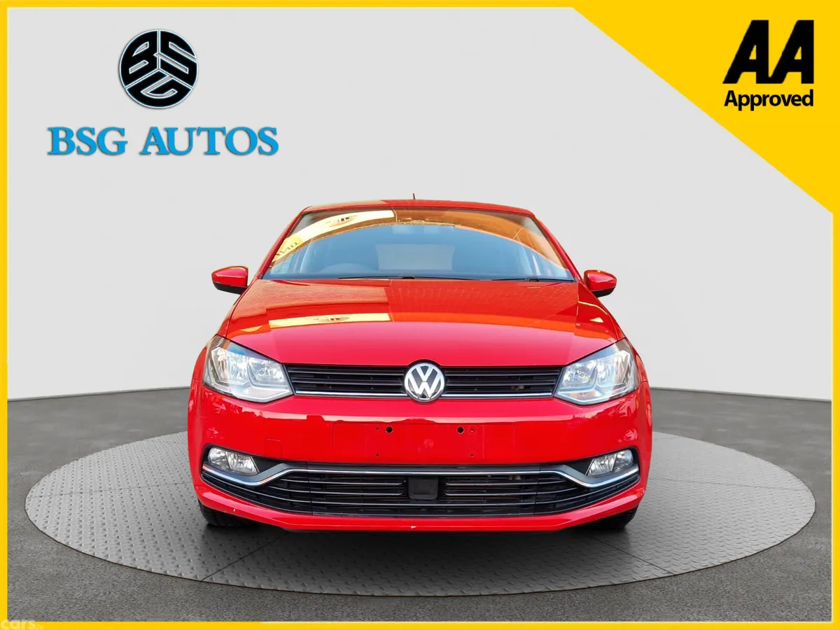 Volkswagen Polo Hatchback, Petrol, 2016, Red