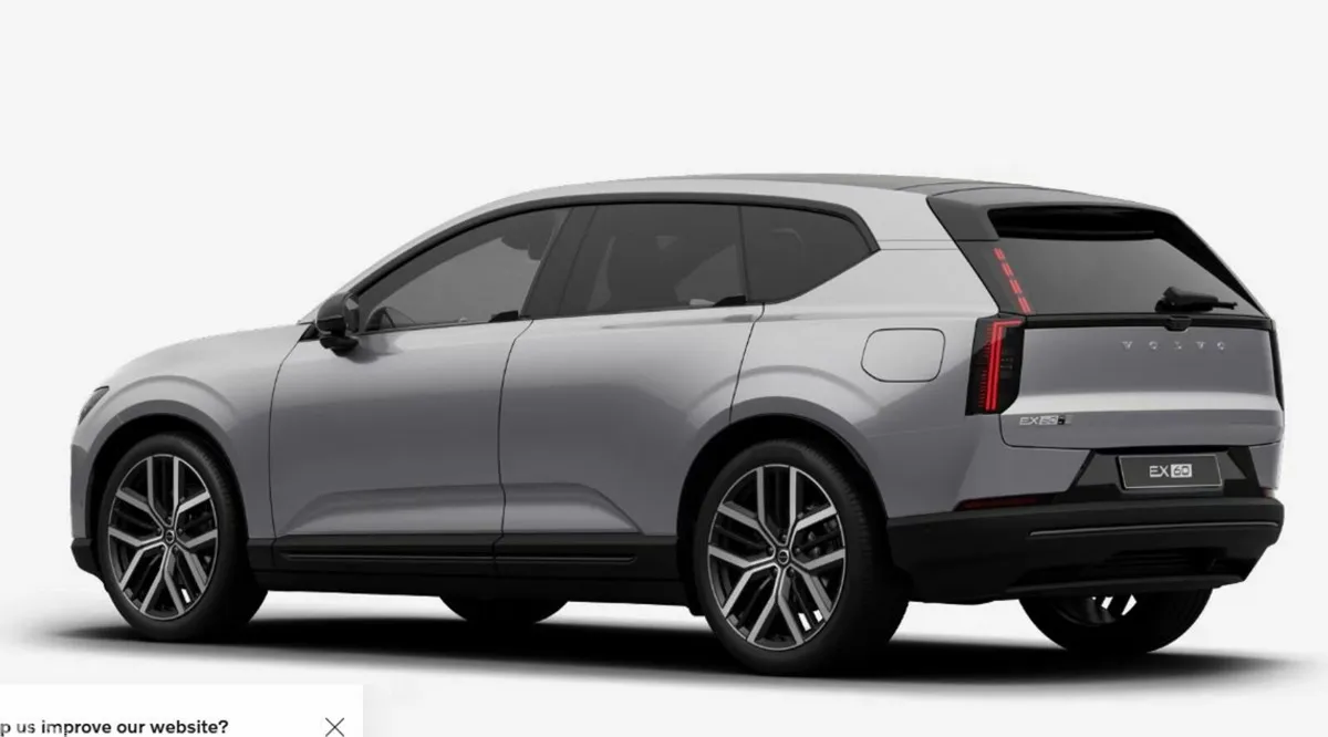Volvo EX60 SUV, Electric, 2027, Grey
